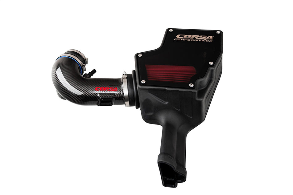 Corsa Performance Mustang GT Closed Box Air Intake With Carbon Fiber Air Duct/Dr