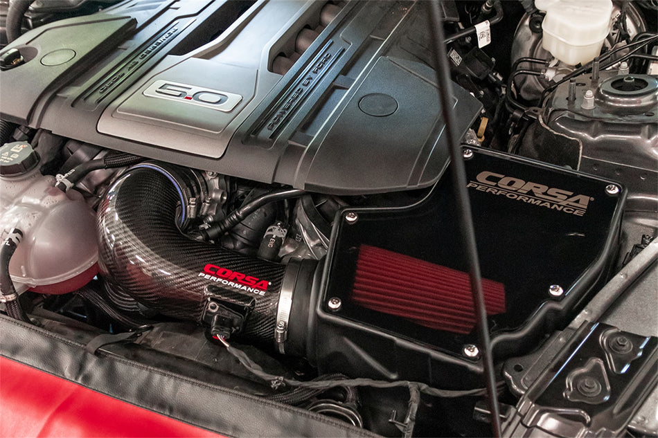 CORSA Performance Closed Box Air Intake With Matte Forged Carbon Fiber Air Duct