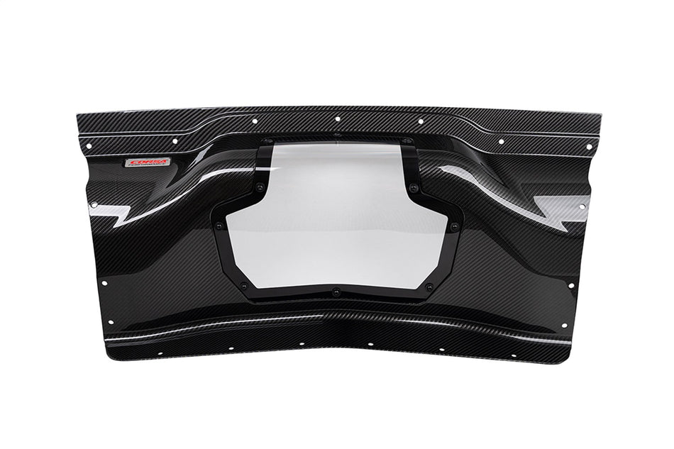 Corsa Performance C8 Corvette Carbon Fiber Trunk Panel With Polycarbonate Window