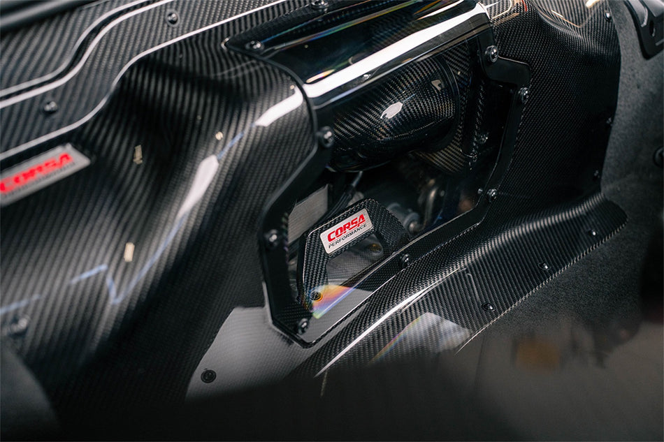Corsa Performance® C8 Z06 Dual Path Carbon Fiber Air Intake System With DryTech