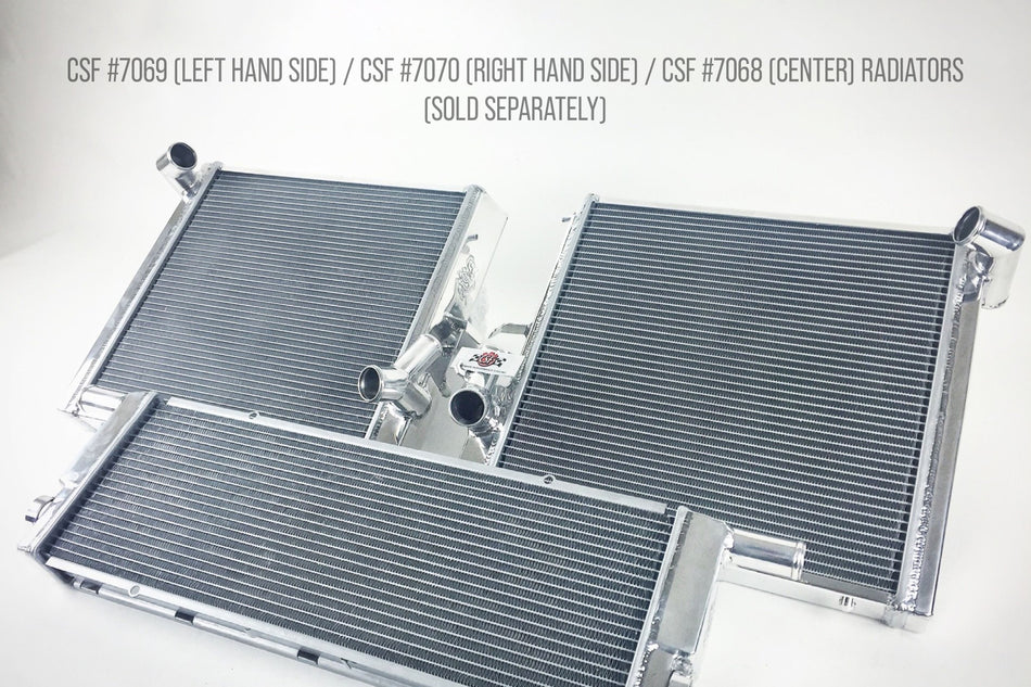 Porsche 991 Turbo / GT3/RS/CUP / 981 Spyder / GT4 (Right) All-Aluminum Radiator