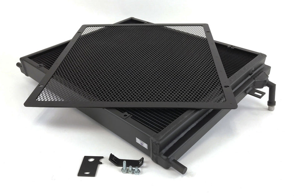 BMW F8X M3/M4 Front Mount Heat Exchanger W/ Rock Guard - Black
