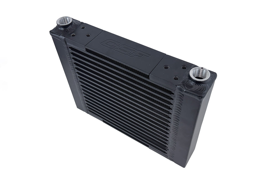 CSF Universal Large Single-Pass Oil Cooler - M22 X 1.5 - 12.0L X 9.33H X 2.16W