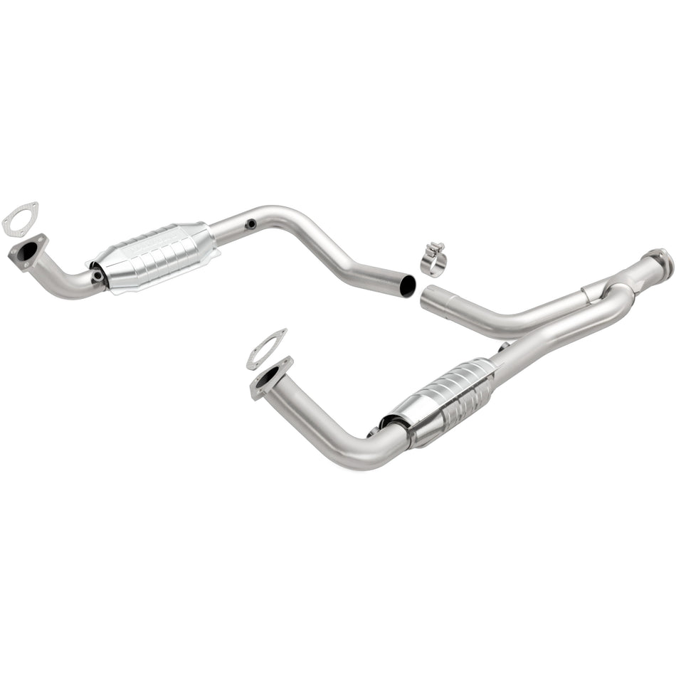 MagnaFlow 1996-2002 Land Rover Range Rover HSE 4.6L | 1996-2000 Land Rover Range Rover 4.0L HM Grade Federal / EPA Compliant Direct-Fit Catalytic Converter 93694