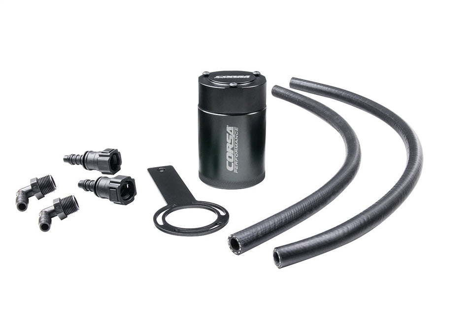 CORSA Performance 3 Oz. Aluminum Oil Catch Can With Mounting Bracket