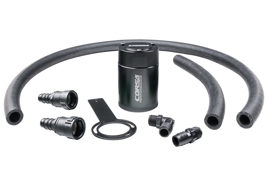 CORSA Performance 3 Oz. Aluminum Oil Catch Can With Mounting Bracket