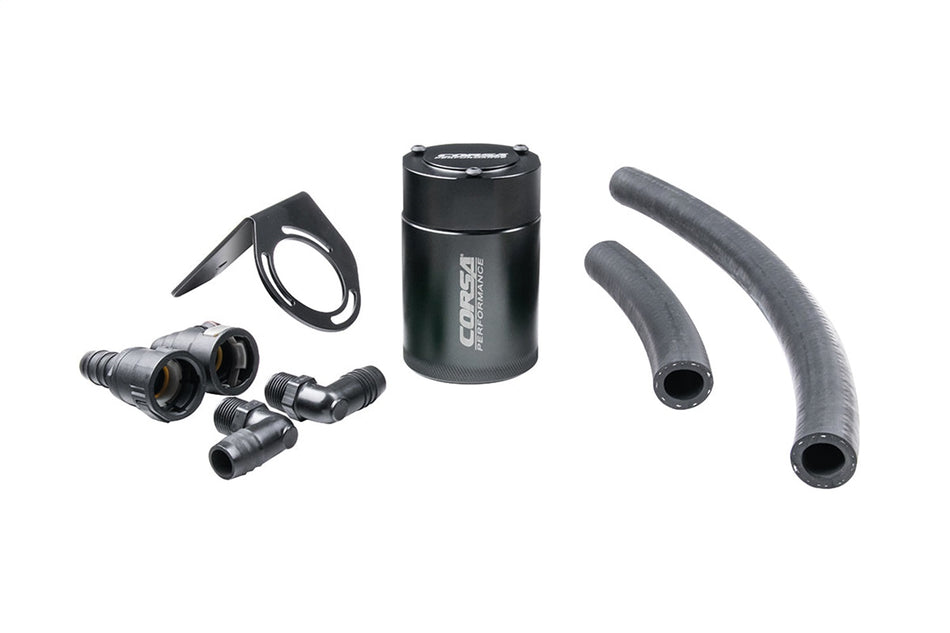 CORSA Performance 3 Oz. Aluminum Oil Catch Can With Mounting Bracket