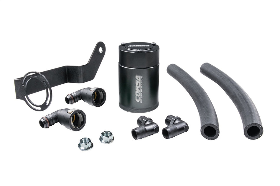 CORSA Performance 3 Oz. Aluminum Oil Catch Can With Mounting Bracket