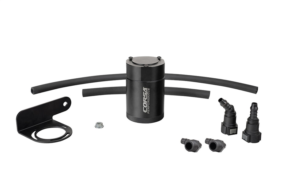 CORSA Performance 3 Oz. Aluminum Oil Catch Can With Mounting Bracket