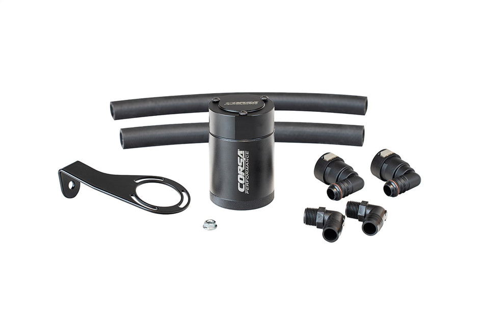 CORSA Performance 3 Oz. Aluminum Oil Catch Can With Mounting Bracket
