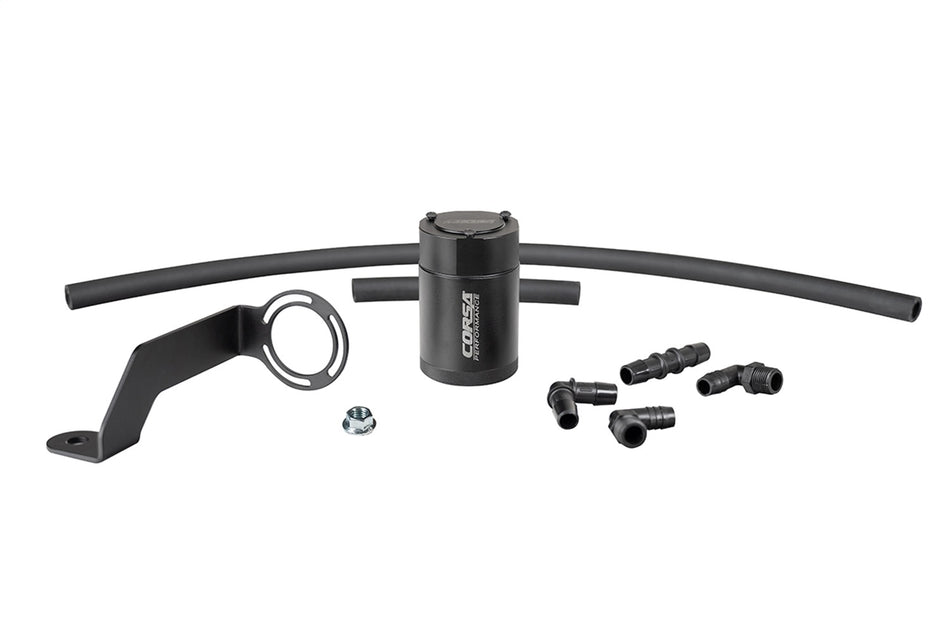 CORSA Performance 3 Oz. Aluminum Oil Catch Can With Mounting Bracket