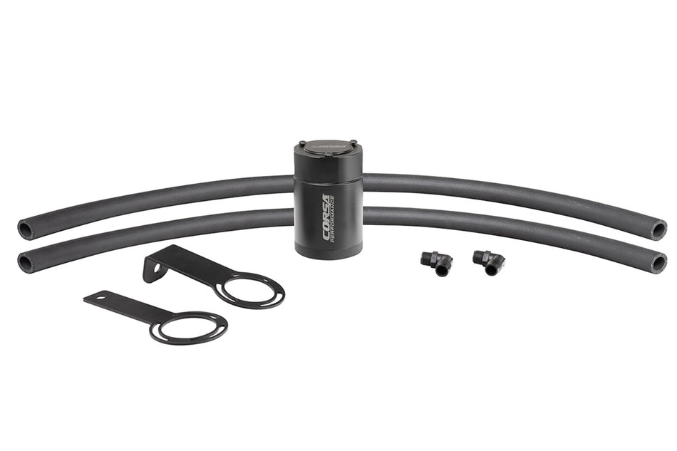 CORSA Performance 5/8in. Universal 3 Oz. Aluminum Oil Catch Can With Mounting Br