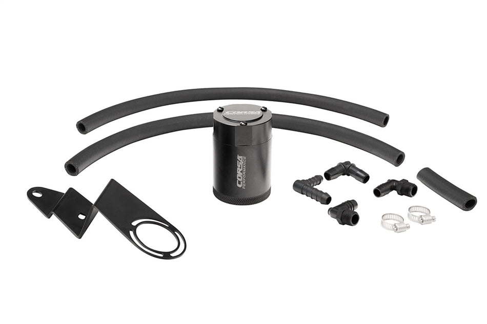 CORSA Performance 3 Oz. Aluminum Oil Catch Can With Mounting Bracket