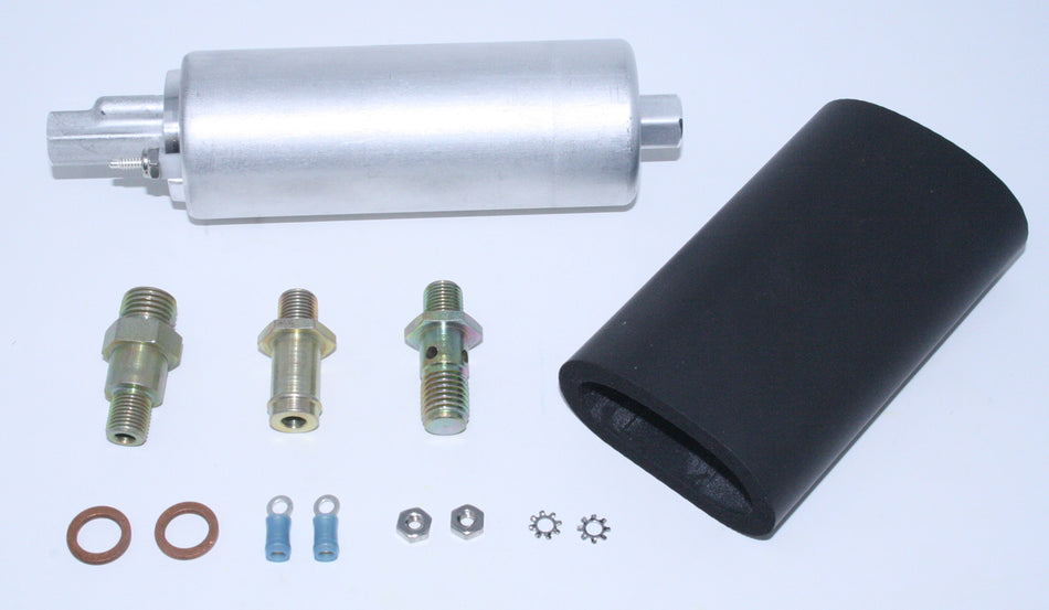 TI Automotive High Performance 255lph; 500hp; Gas; In-Line Pump Kit