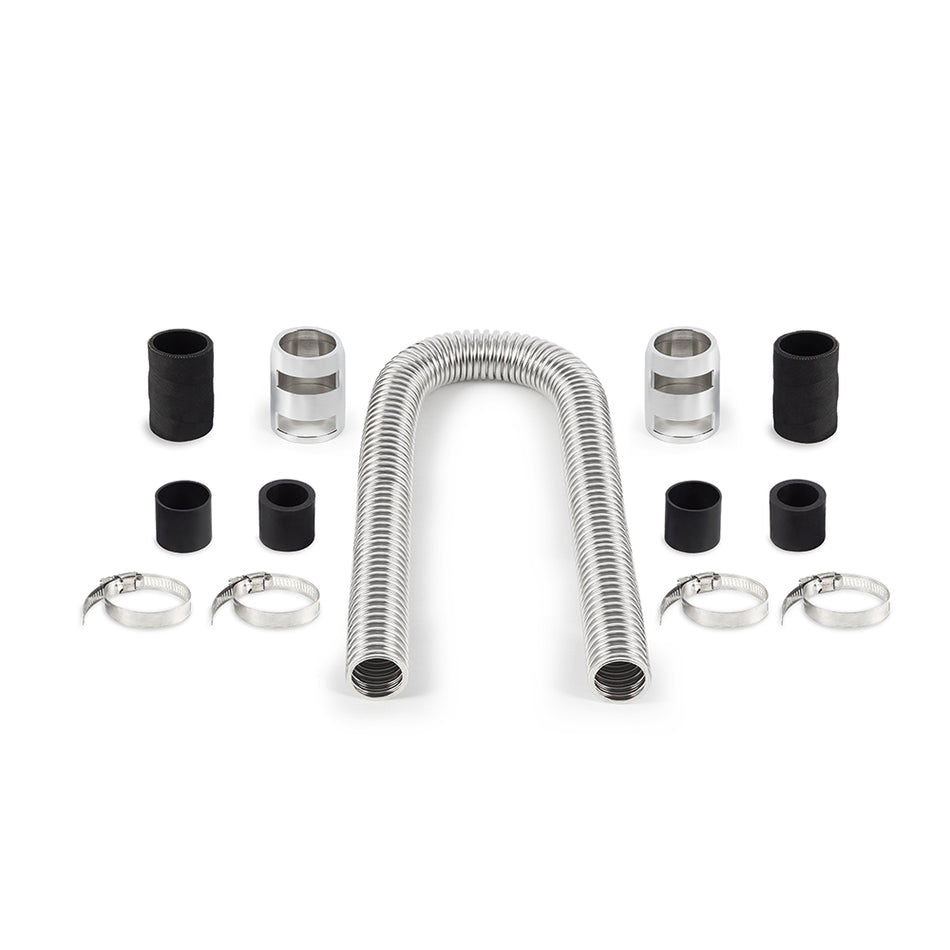 Mishimoto MMAH-U36C Universal Flexible Stainless Steel Radiator Hose Kit  Chrome  36in