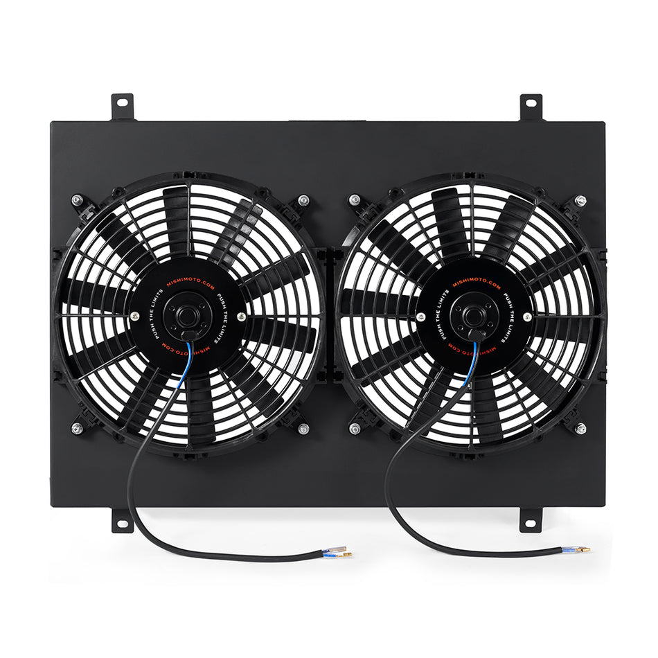 Mishimoto MMFS-MUS-79BK Performance Aluminum Radiator Fan Shroud Kit  Black  Fits Ford Mustang 1979-1993