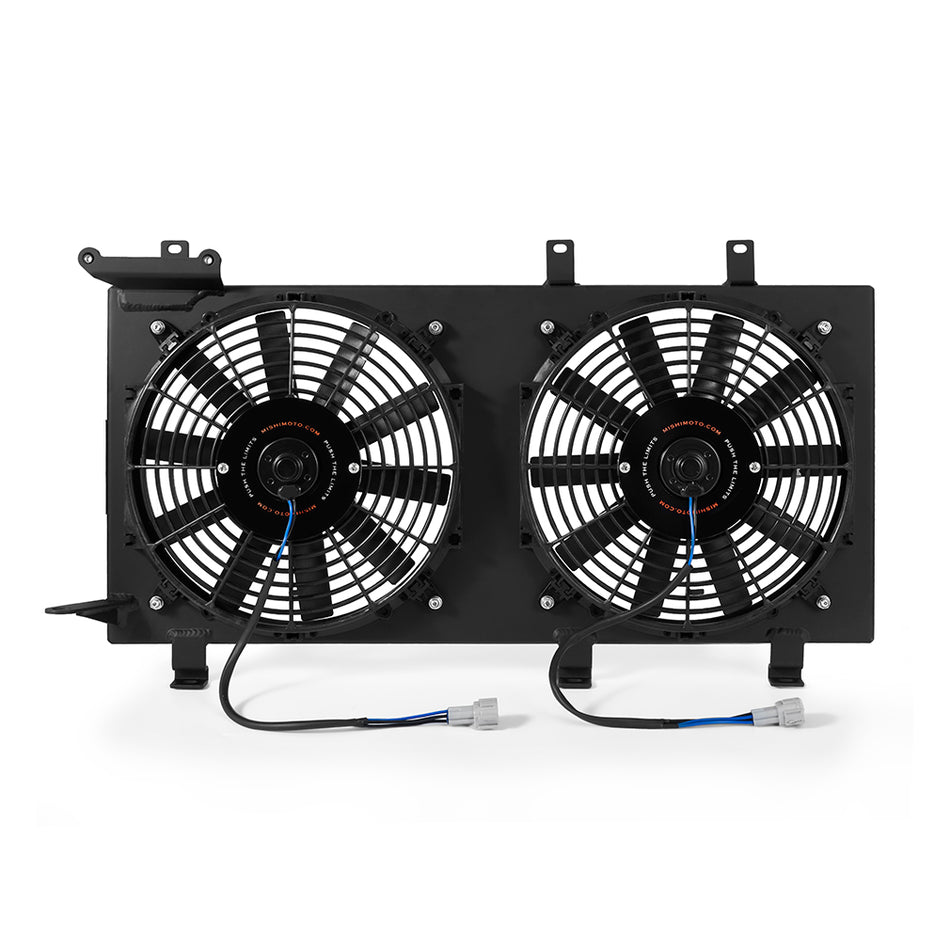 Mishimoto MMFS-WRX-01PBK Performance Aluminum Fan Shroud Kit  Black  Fits Subaru Impreza WRX/STI 2001-07