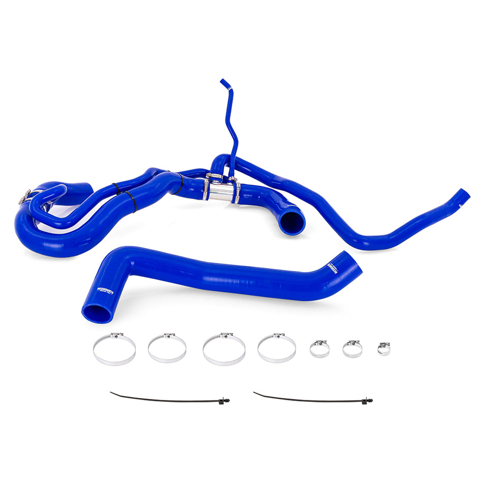 Mishimoto MMHOSE-DMAX-17BL Silicone Coolant Hose Kit  Blue  Fits Chevrolet/GMC 6.6L Duramax 2017-2019