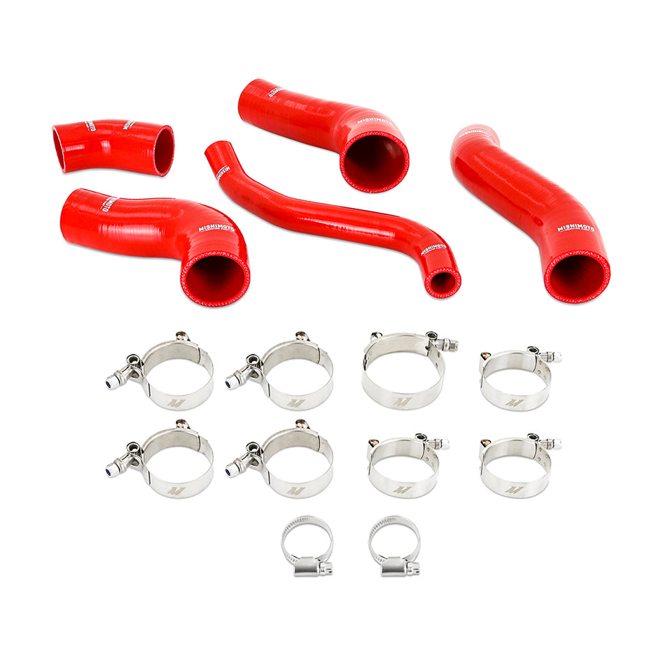 Mishimoto MMHOSE-VLSTR-13TRD Silicone Intercooler Hose Kit  Red  Fits Hyundai Veloster Turbo 2013-2017