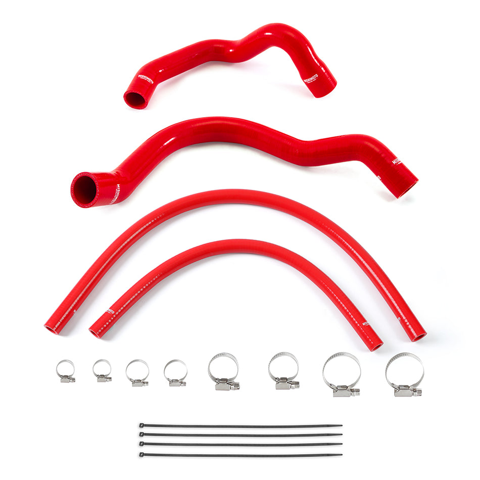 Mishimoto MMHOSE-XJ6-92KRD Silicone Radiator And Heater Hose Kit  Red  Fits Jeep Cherokee XJ 4.0L 1991-2001