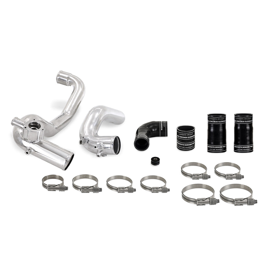 Mishimoto MMICP-BR23-21UHP Intercooler Pipe Kit  Polished  High-Mount  Fits Ford Bronco 2.3L EcoBoost 2021+