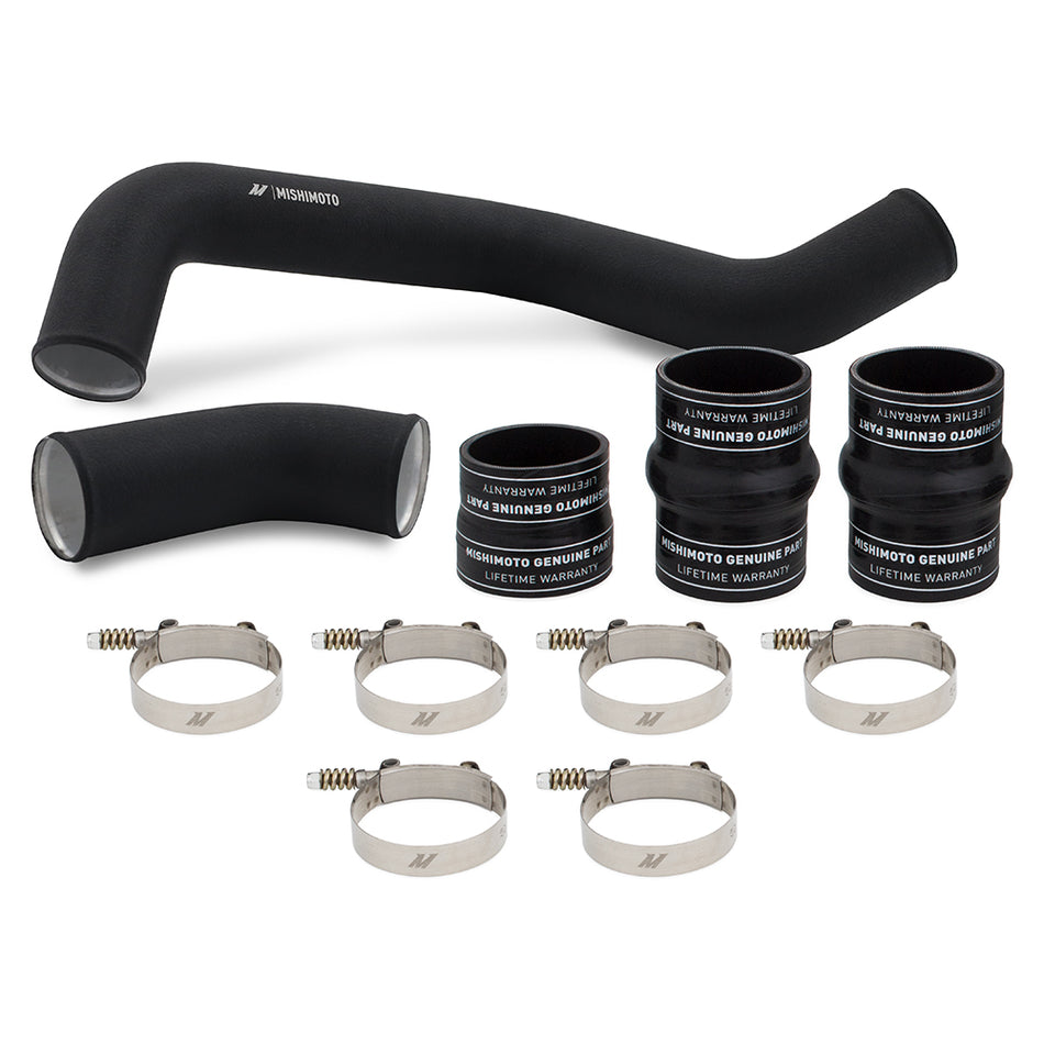 Mishimoto MMICP-DMAX-17HWBK Intercooler Pipe Kit  Black  Hot-side  Fits Chevrolet/GMC 6.6L Duramax 2017-2019