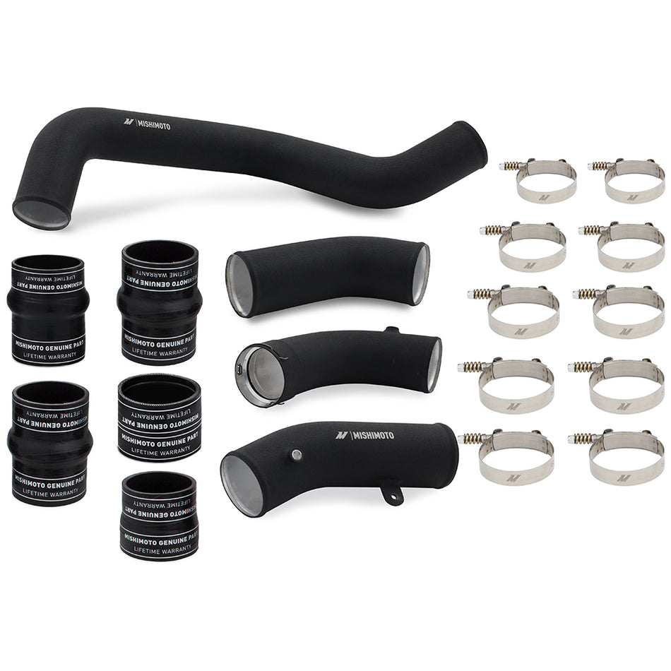 Mishimoto MMICP-DMAX-17KWBK Intercooler Pipe Kit  Black  Fits Chevrolet/GMC 6.6L Duramax 2017-2019