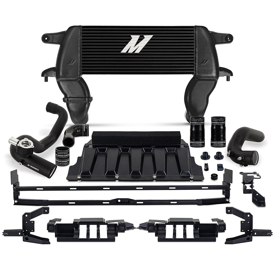 Mishimoto MMINT-BR23-21HKBKBK Intercooler Kit  Black/Black  High-Mount  Fits Ford Bronco 2.3L 2021+