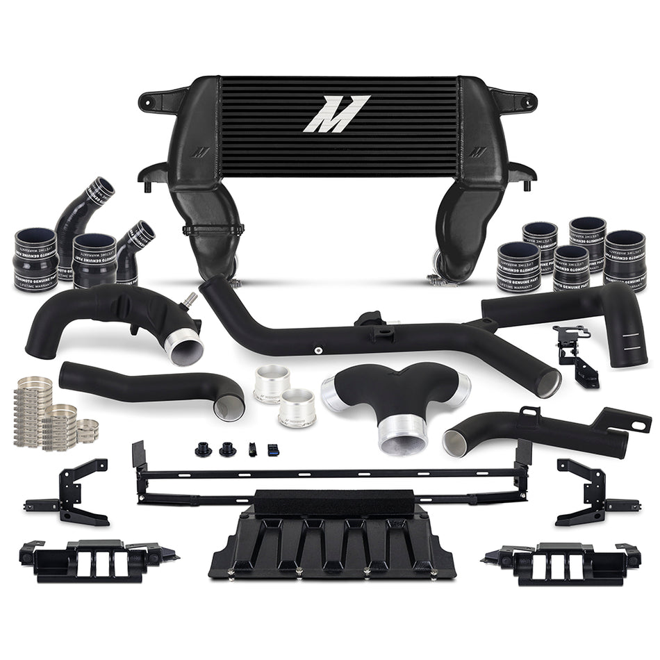 Mishimoto MMINT-BR27-21HKBKBK Intercooler Kit  Black/Black  High-Mount  Fits Ford Bronco 2.7L 2021+