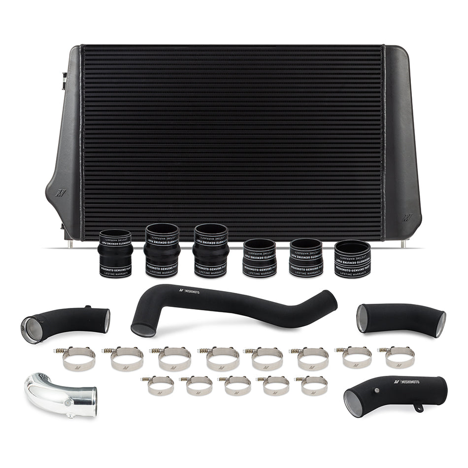 Mishimoto MMINT-DMAX-17KBKBK Intercooler Kit  Black/Black  Fits Chevrolet/GMC 6.6L Duramax L5P 2017-2019
