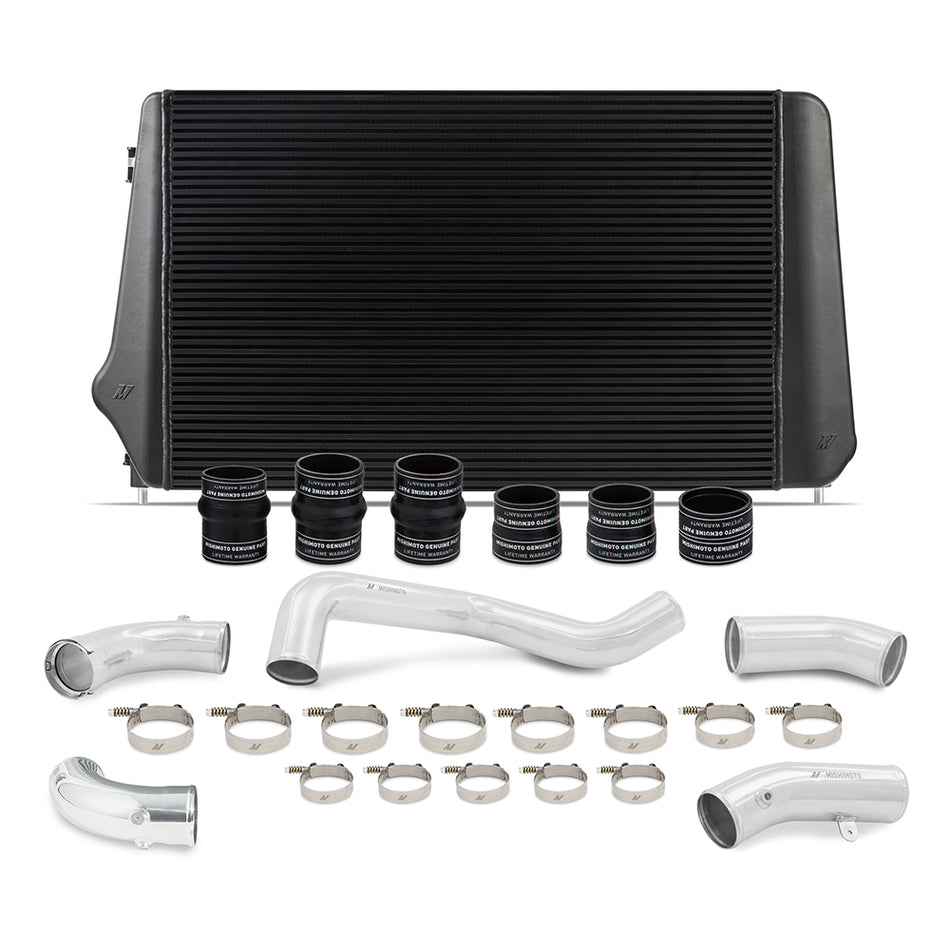 Mishimoto MMINT-DMAX-17KBKP Intercooler Kit  Black/Polished  Fits Chevrolet/GMC 6.6L Duramax L5P 2017-2019