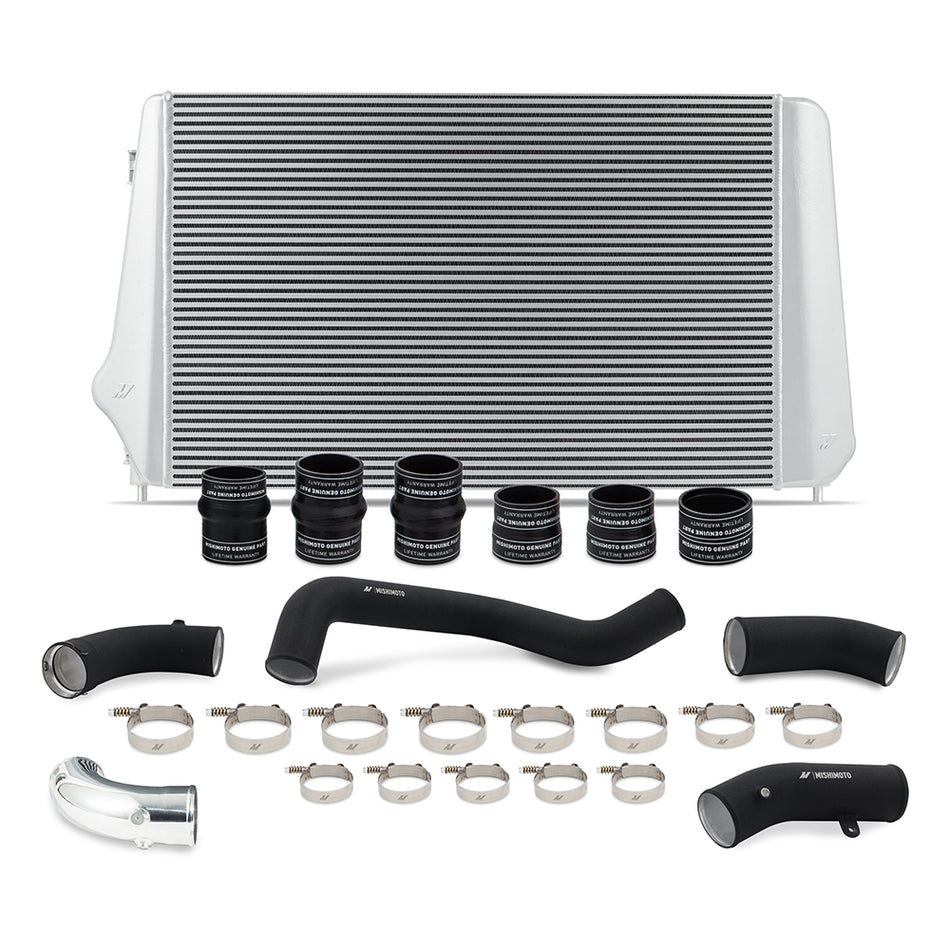 Mishimoto MMINT-DMAX-17KSLBK Intercooler Kit  Silver/Black  Fits Chevrolet/GMC 6.6L Duramax L5P 2017-2019