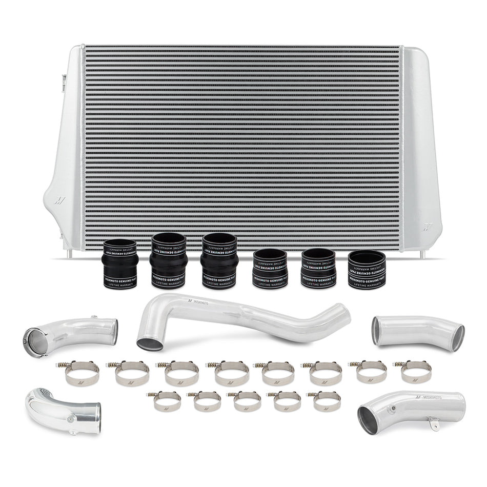 Mishimoto MMINT-DMAX-17KSLP Intercooler Kit  Silver/Polished  Fits Chevrolet/GMC 6.6L Duramax L5P 2017-2019