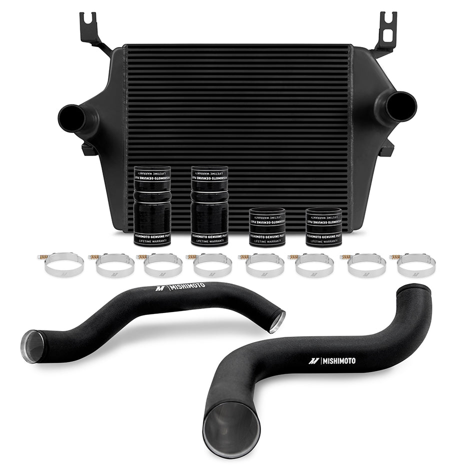 Mishimoto MMINT-F2D-99KBKBK Intercooler Kit  Black/Black  Fits Ford 7.3L Powerstroke 1999-2003