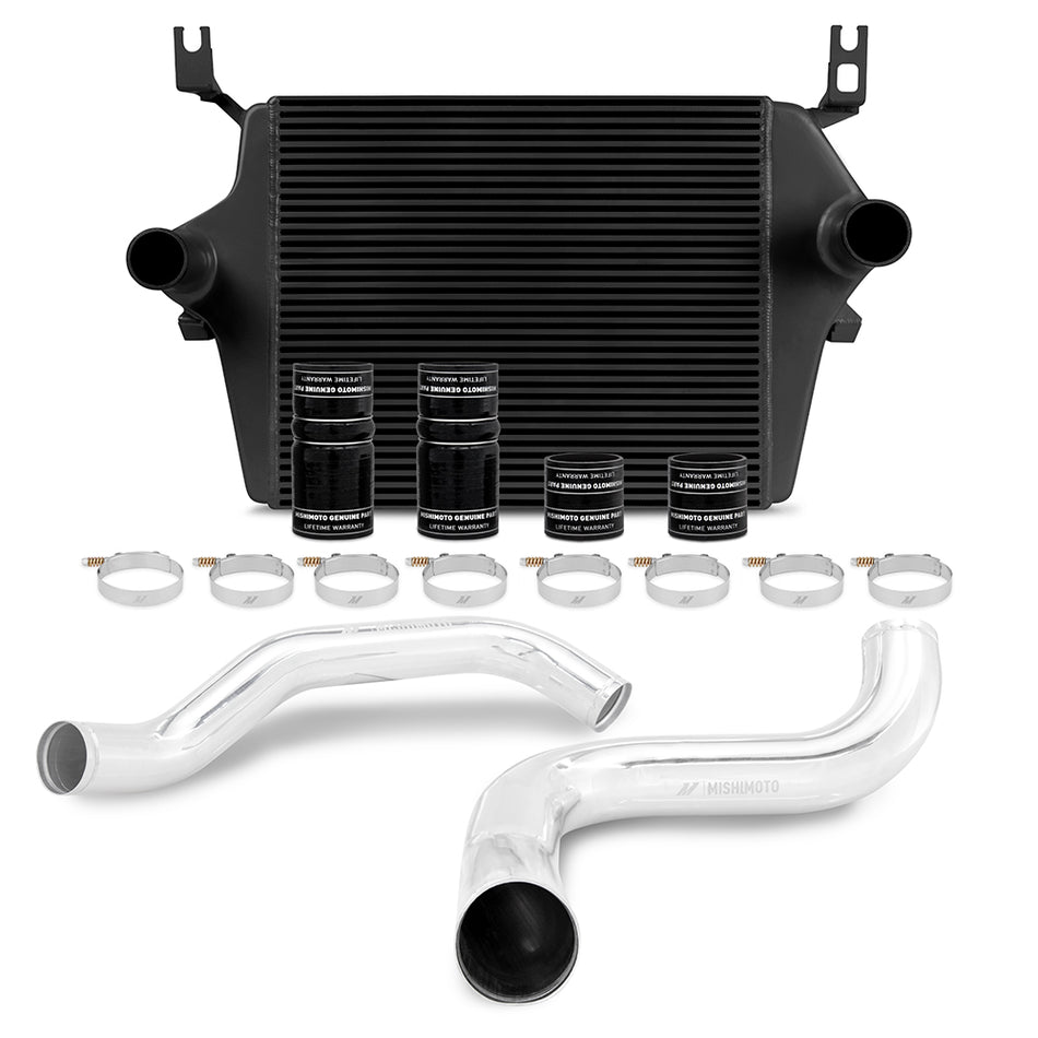 Mishimoto MMINT-F2D-99KBKP Intercooler Kit  Black/Polished  Fits Ford 7.3L Powerstroke 1999-2003
