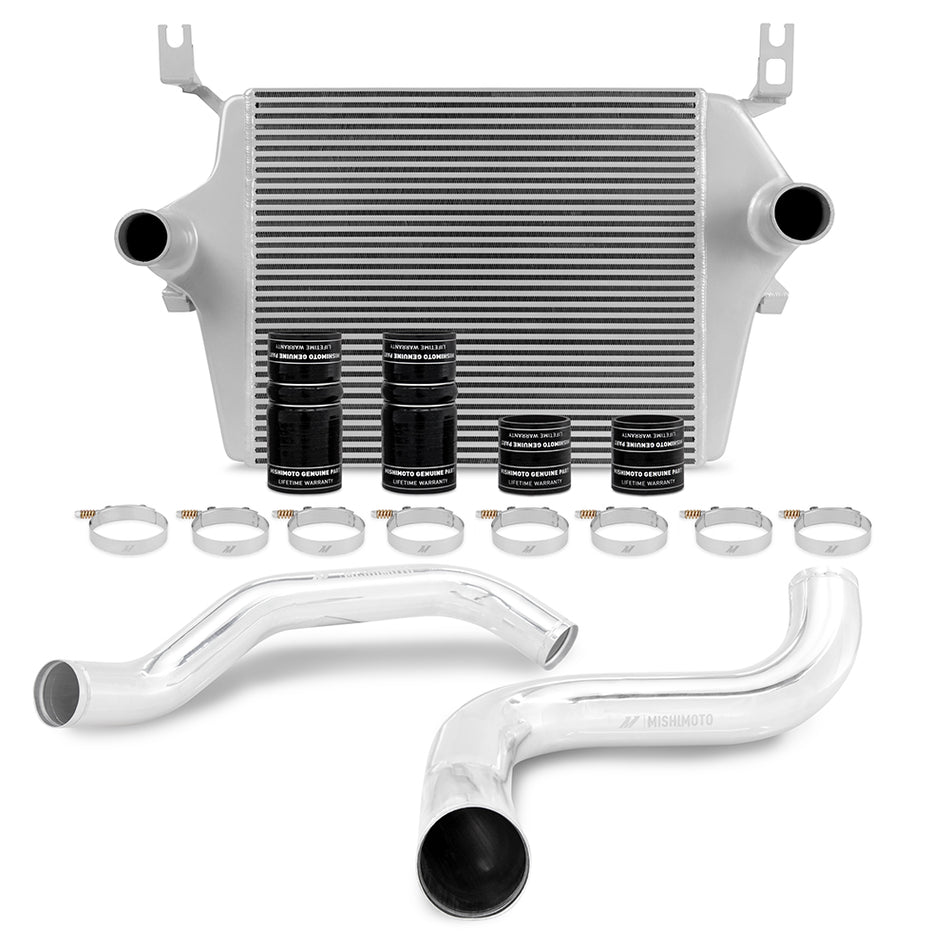 Mishimoto MMINT-F2D-99KSLP Intercooler Kit  Silver/Polished  Fits Ford 7.3L Powerstroke 1999-2003