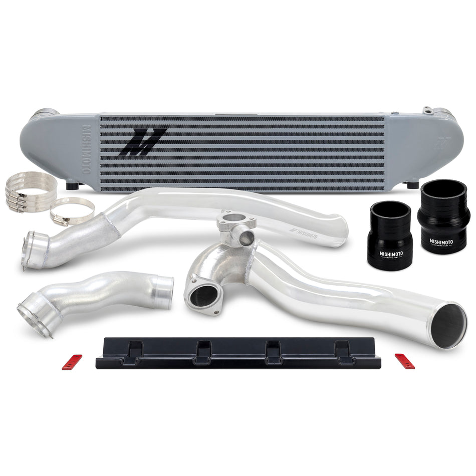 Mishimoto MMINT-MUS4-24KSLP Intercooler Kit  Silver/Polished  Fits Ford Mustang EcoBoost 2024+