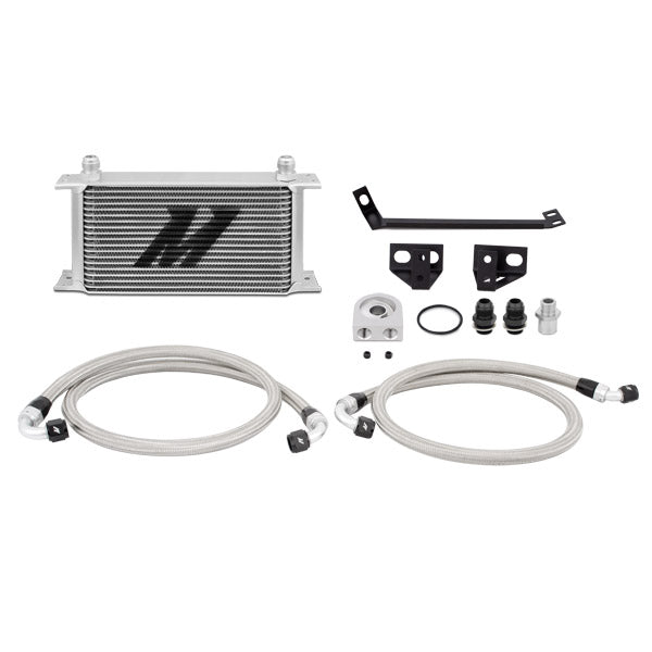 Mishimoto MMOC-MUS4-15 Oil Cooler Kit  Silver  Fits Ford Mustang EcoBoost 2015-2017