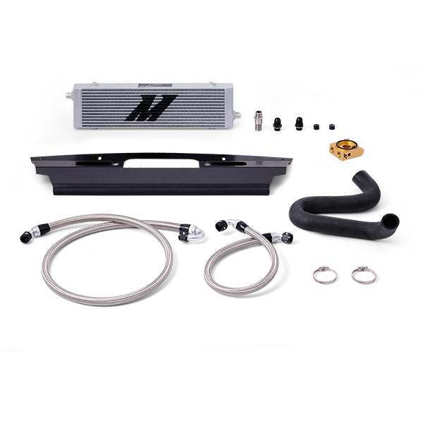 Mishimoto MMOC-MUS8-15TRHD Oil Cooler Kit  Silver  Thermostatic  Fits Ford Mustang GT RHD Models 2015-2017