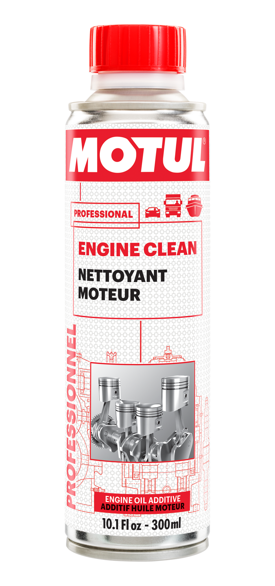 Motul ENGINE CLEAN AUTO 12X0.300L US CAN