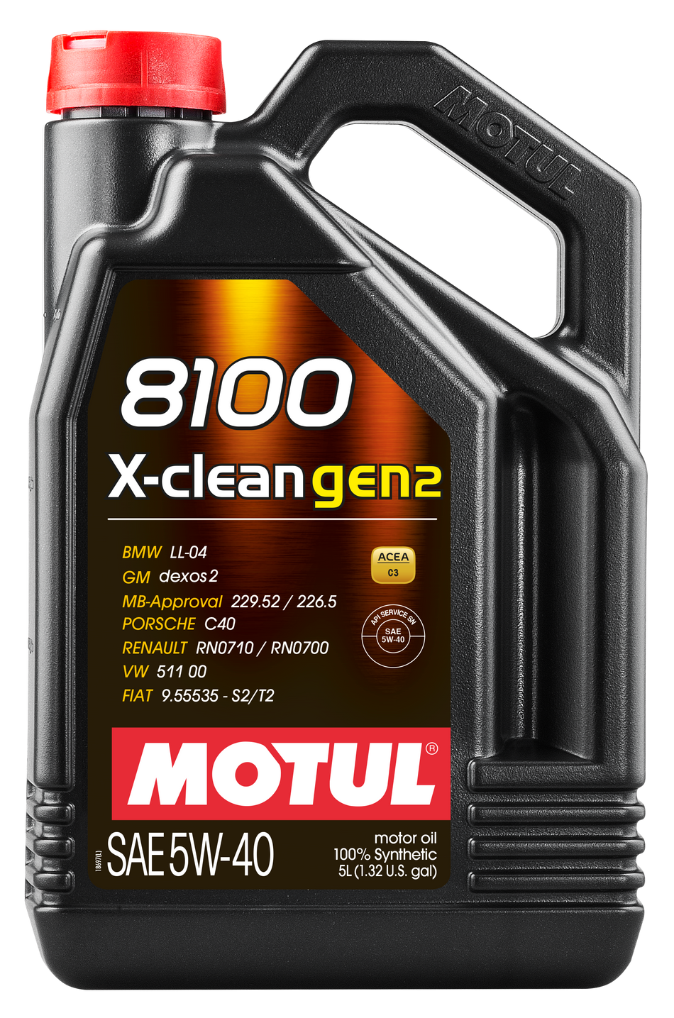 Motul 8100 X-CLEAN GEN2 5W-40 4X5L