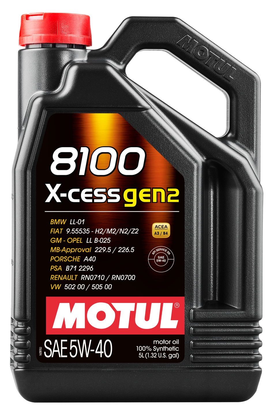 Motul 8100 X-CESS GEN2 5W-40 4X5L