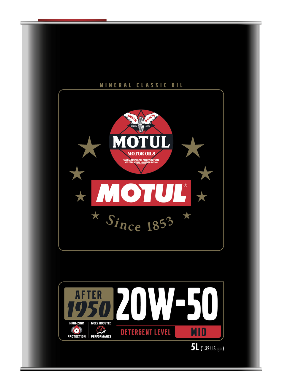 Motul CLASSIC PERFORMANCE 20W-50 4X5L US